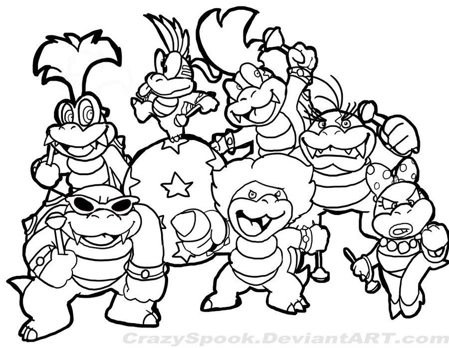 Mario Coloring Pages Printable Free
 Super Mario Color Pages Coloring Home