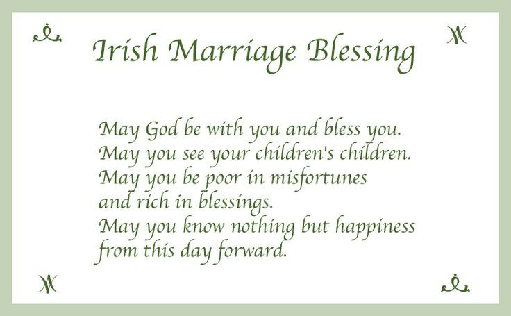 Marriage Blessing Quotes
 Irish Marriage Blessing Quotes QuotesGram
