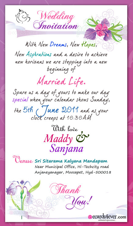 Marriage Invitation Quotes
 MARRIAGE QUOTES ON WEDDING INVITATION CARDS IN HINDI image