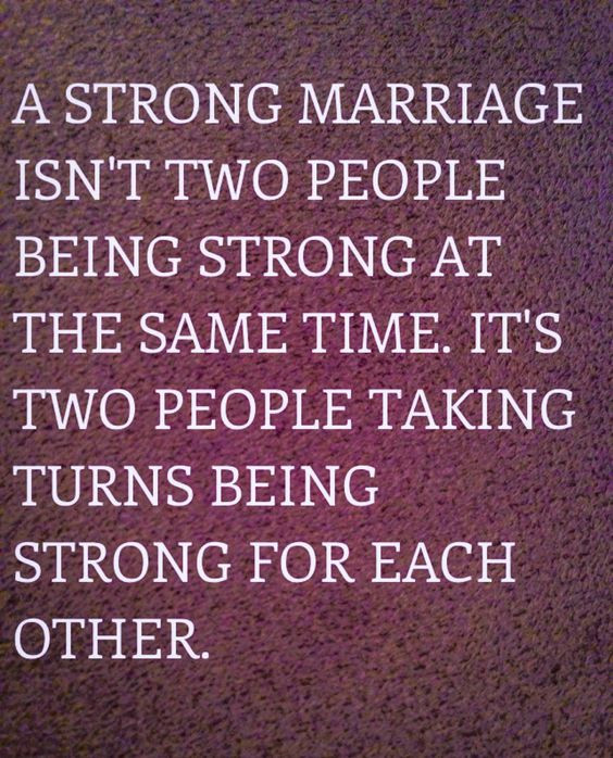 Marriage Strength Quotes
 A strong marriage I love marriage quotes
