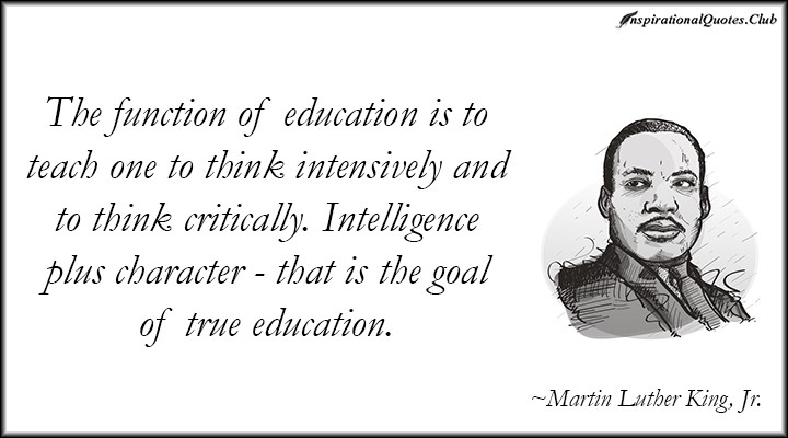 Martin Luther Quotes On Education
 Martin Luther King Education Quotes Inspirational QuotesGram