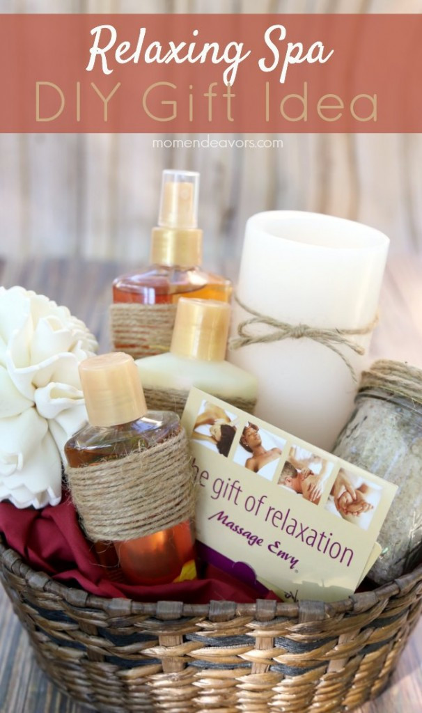 Massage Gift Basket Ideas
 DIY Relaxing Spa Gift Idea