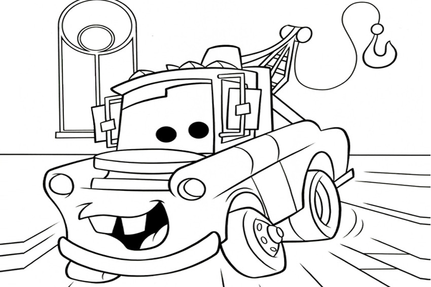 Mater Coloring Pages
 Cars Coloring Pages Best Coloring Pages For Kids