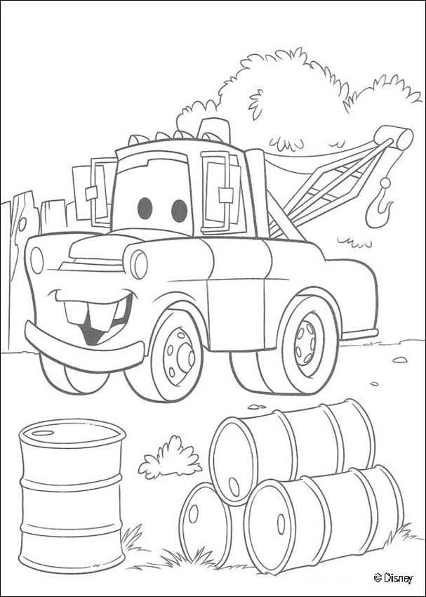 Mater Coloring Pages
 Mater chevrolet truck coloring pages Hellokids