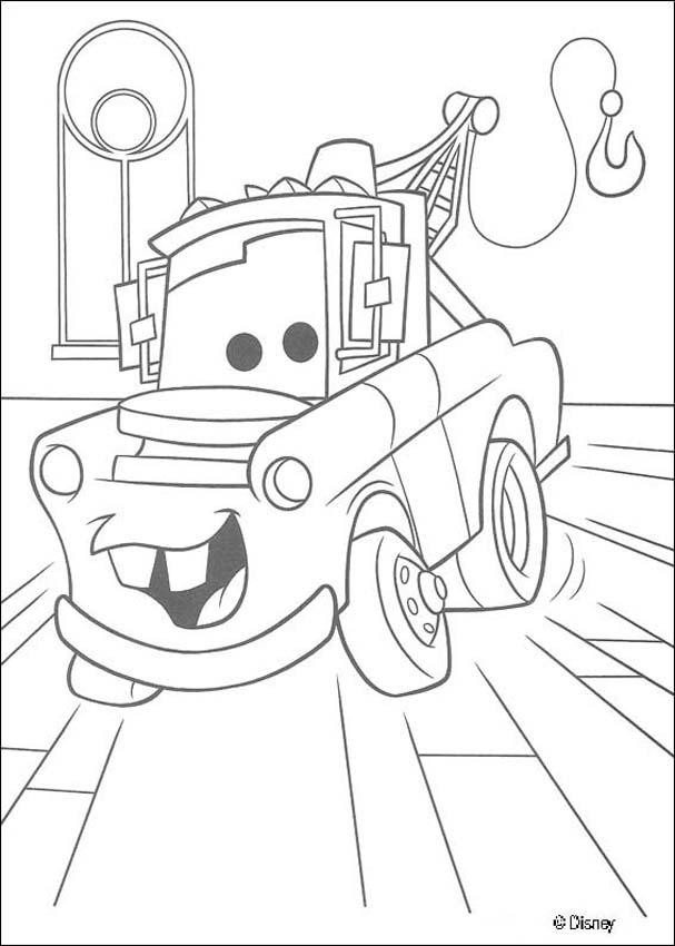 Mater Coloring Pages
 Mater chevrolet truck coloring pages Hellokids