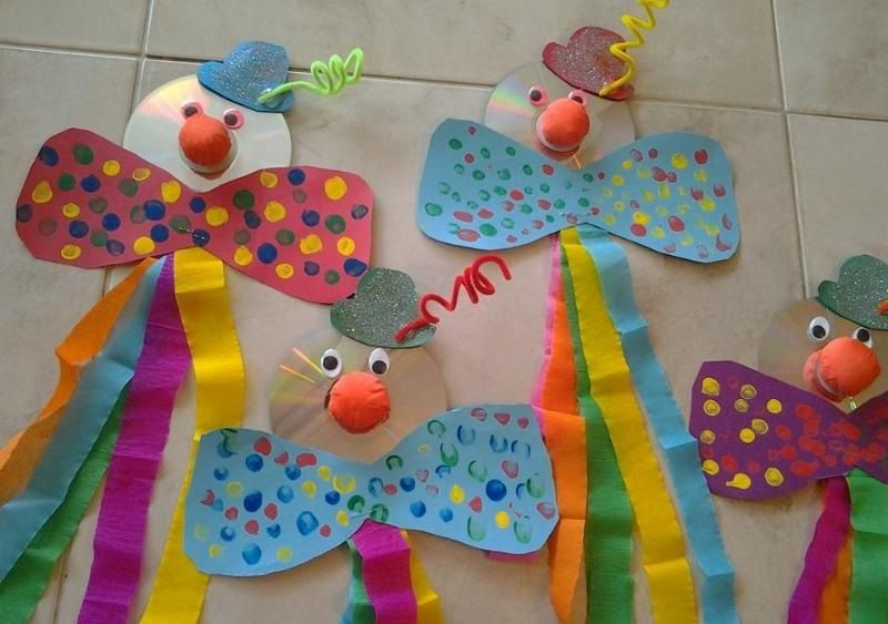 May Crafts For Preschoolers
 clown craft idea 2