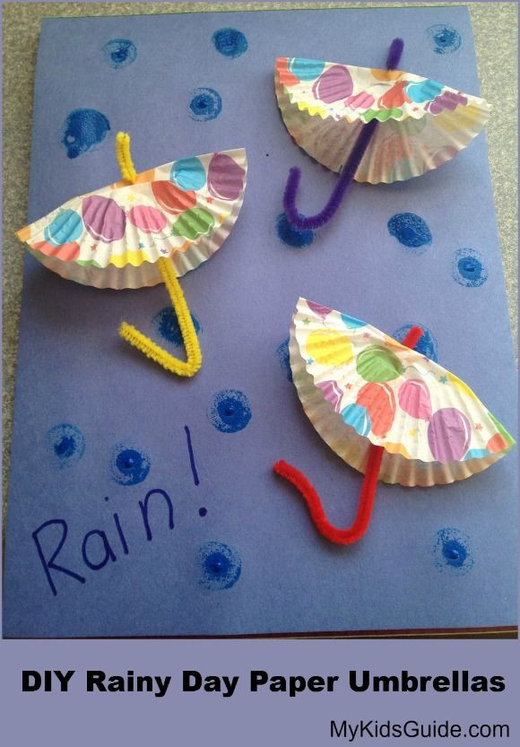 May Crafts For Preschoolers
 Craft for Kids DIY Rainy Day Paper Umbrellas My Kids
