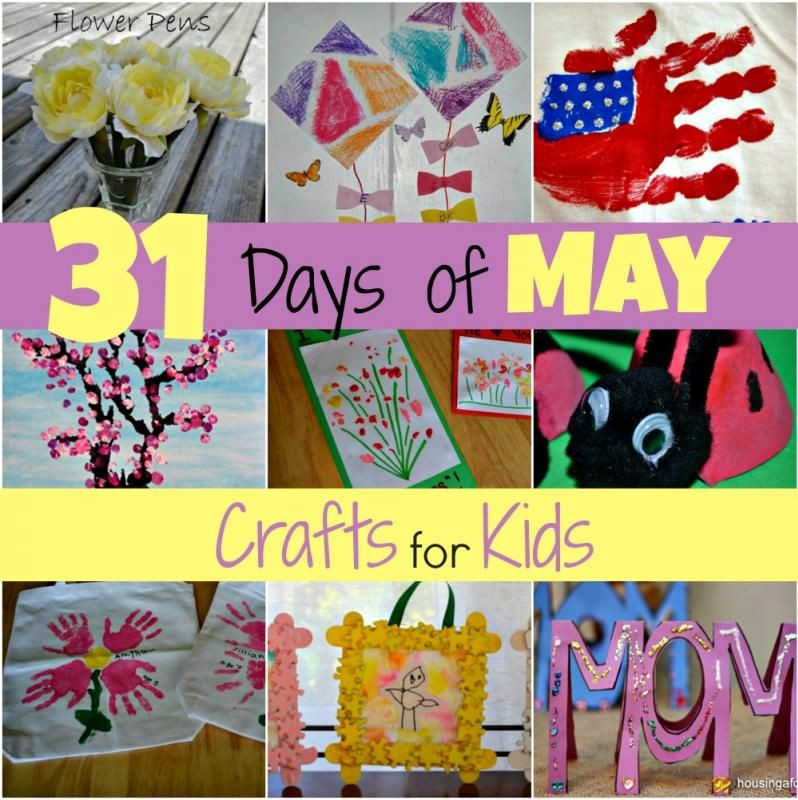May Crafts For Preschoolers
 31 Days of May Crafts for Kids from Tina Pearson Mamas