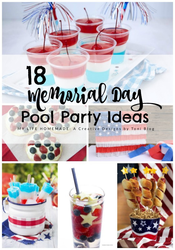 Memorial Day Pool Party Ideas
 my life homemade 18 Memorial Day Patriotic Pool Party Ideas
