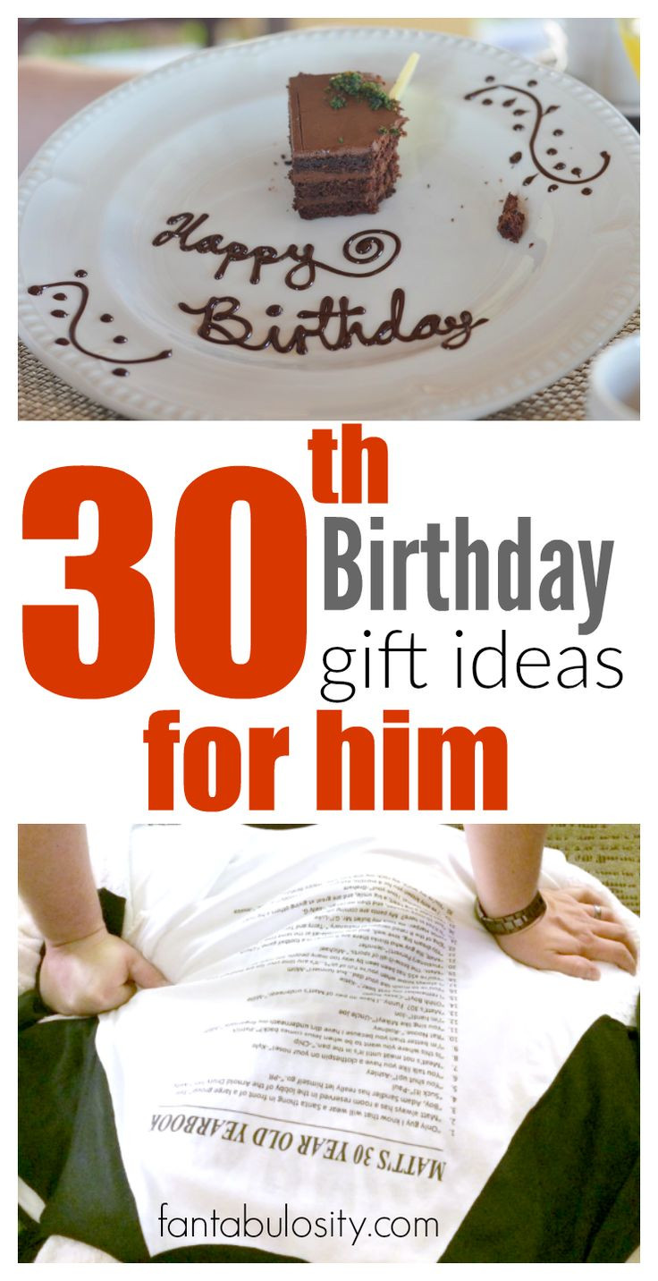 Mens 30Th Birthday Gift Ideas
 30th birthday t ideas for him Gift shopping for a