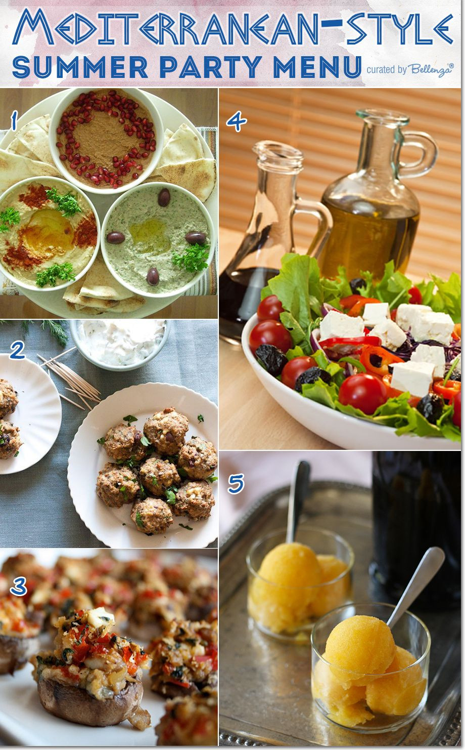 Menu Ideas For Summer Dinner Party
 Menu Ideas for Hosting a Mediterranean style Summer Party