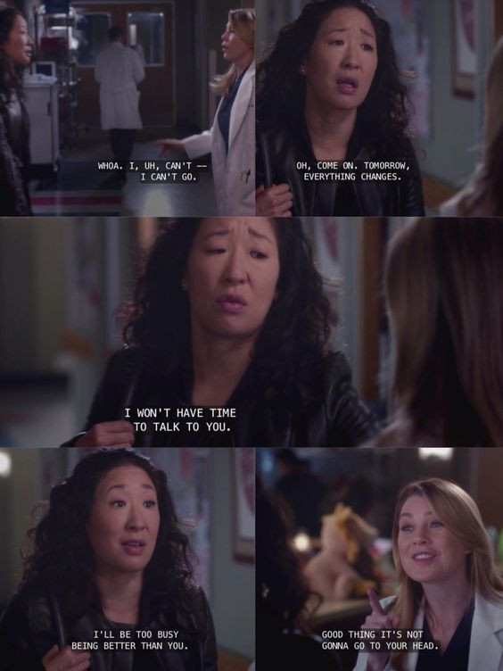 Meredith And Cristina Friendship Quotes
 Greys anatomy quotes Best friend quotes Yang & grey