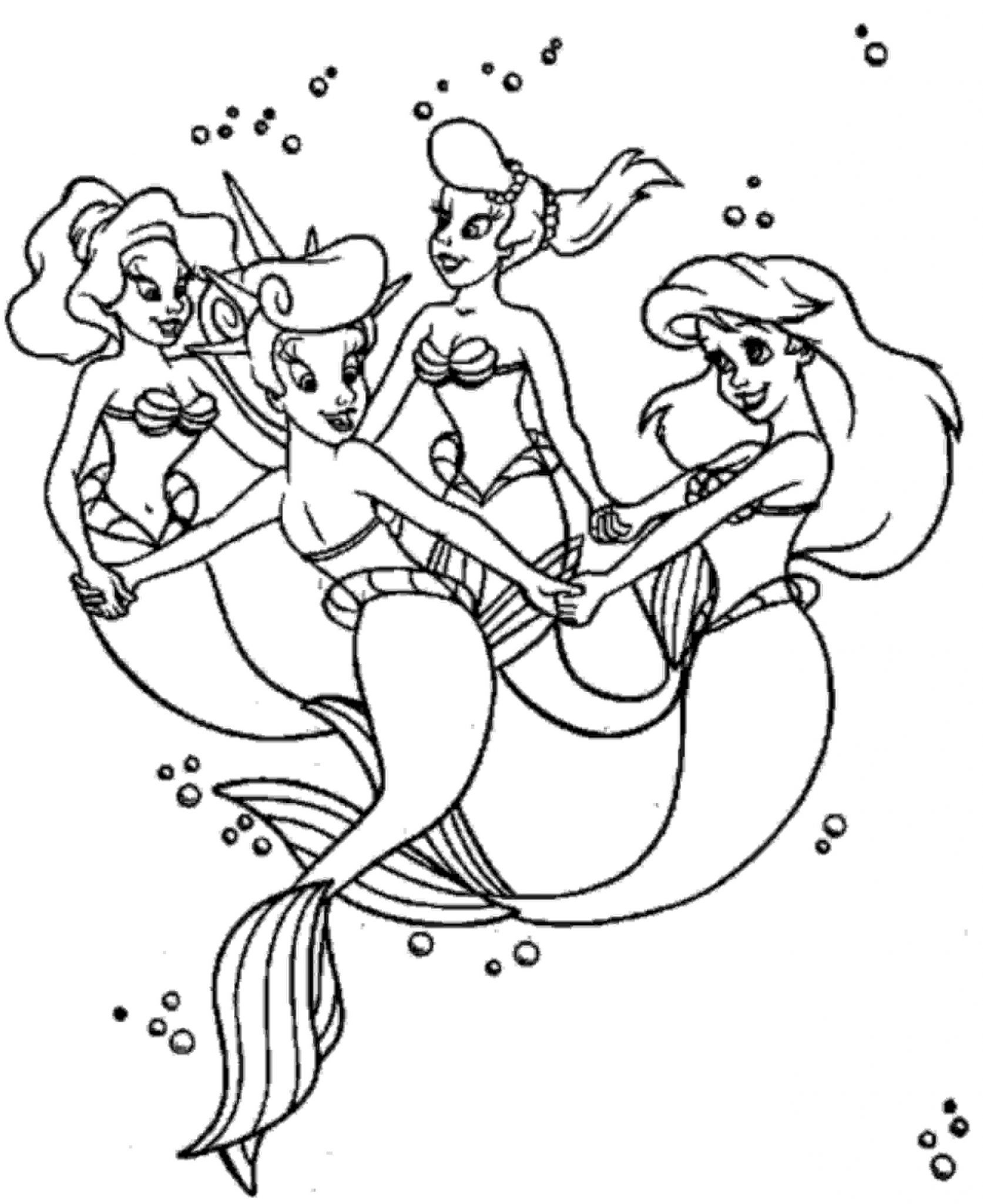 Mermaid Coloring Pages For Toddlers
 Print & Download Find the Suitable Little Mermaid