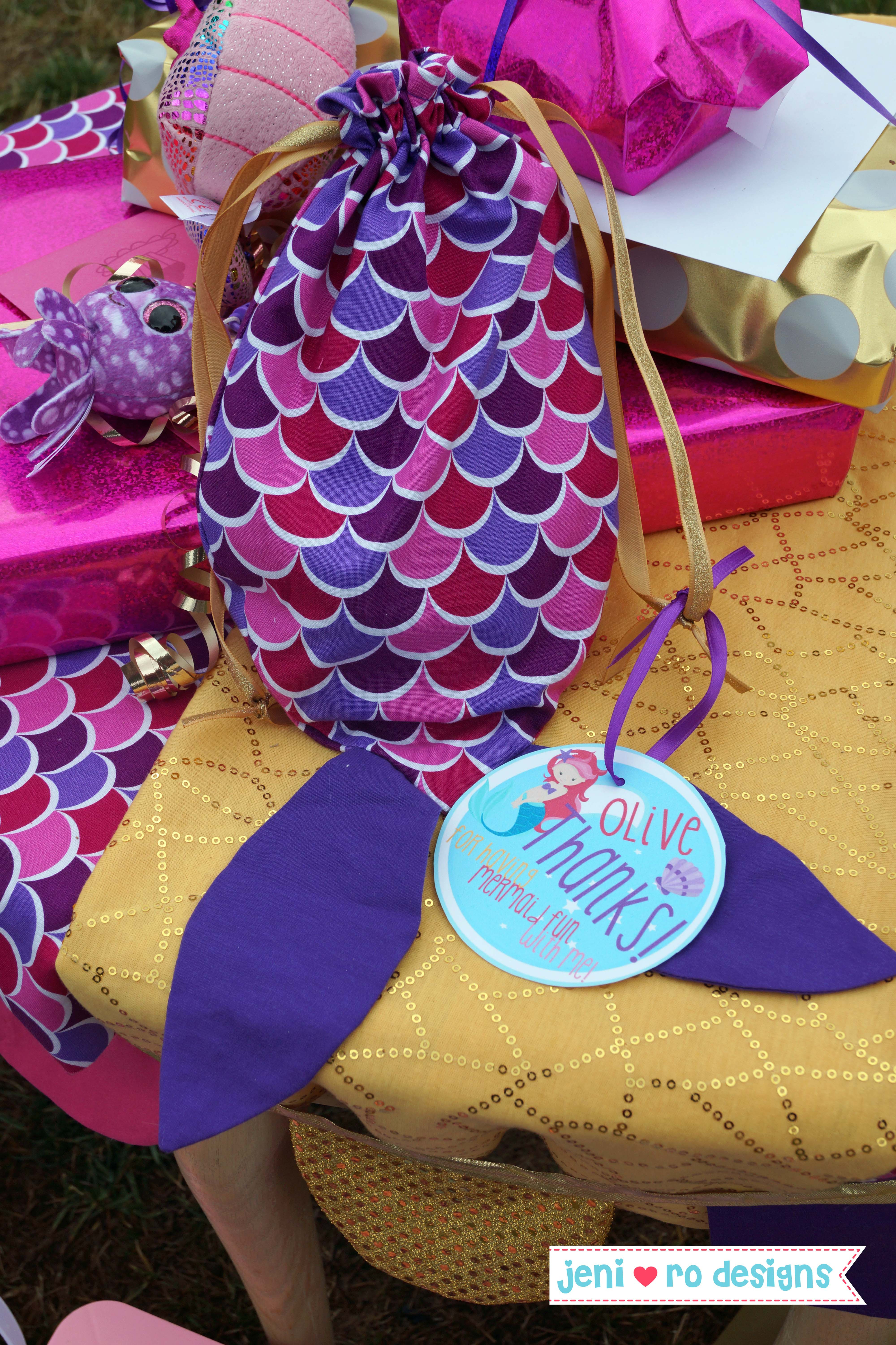 Mermaid Party Bag Ideas
 Miss O’s Mermaid themed 6th Birthday Party