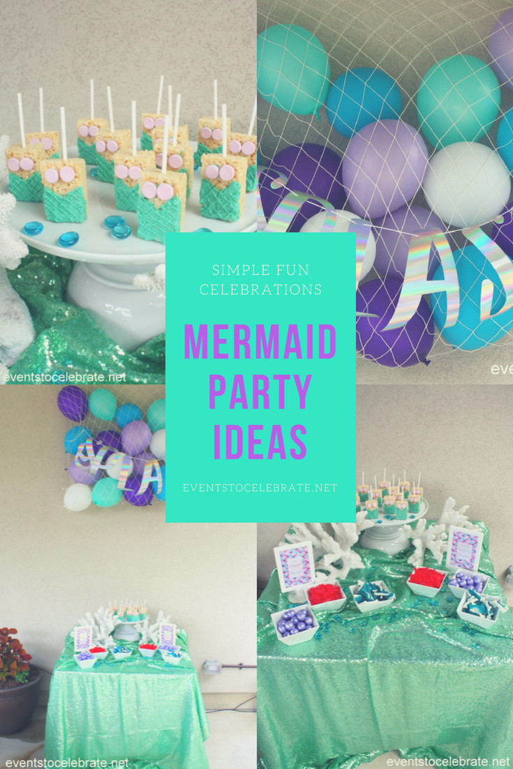 Mermaid Party Decoration Ideas
 events to CELEBRATE real parties for real people