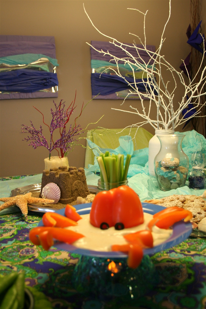 Mermaid Party Decoration Ideas
 Kids’ Under the Sea Party Food