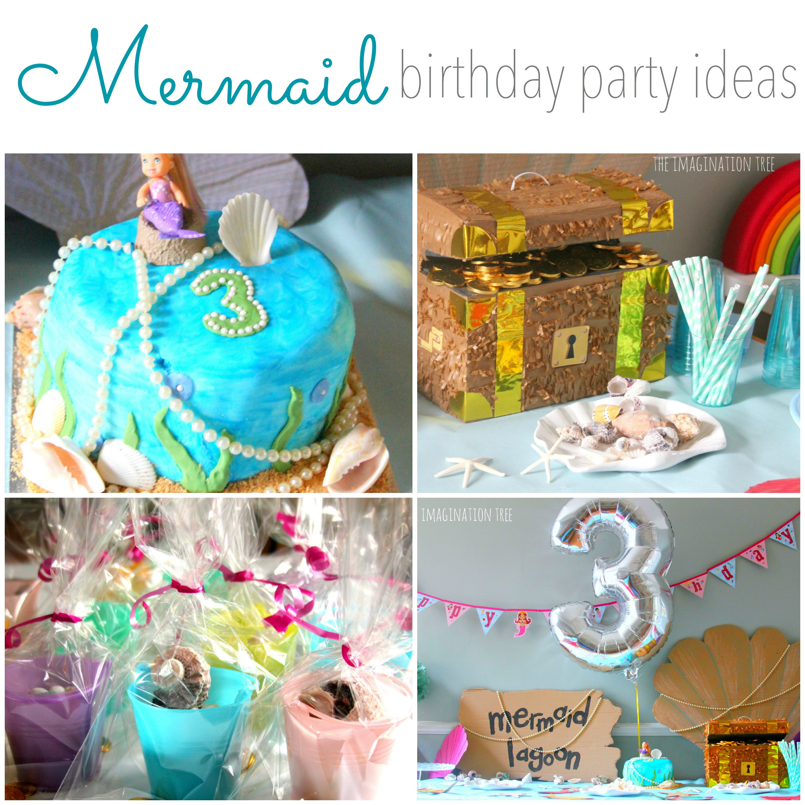 Mermaid Party Ideas 4 Year Old
 Mermaid Birthday Party Ideas The Imagination Tree