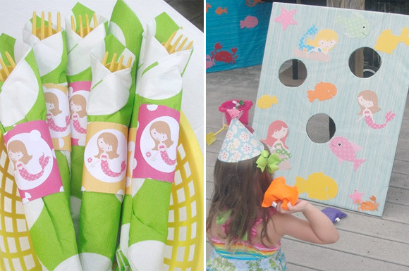 Mermaid Party Ideas 4 Year Old
 A Mermaid Birthday Party for a 4 Years Old At Home with