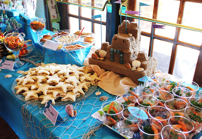 Mermaid Party Ideas Food
 Writing Our Story An Under the Sea Mermaid Party