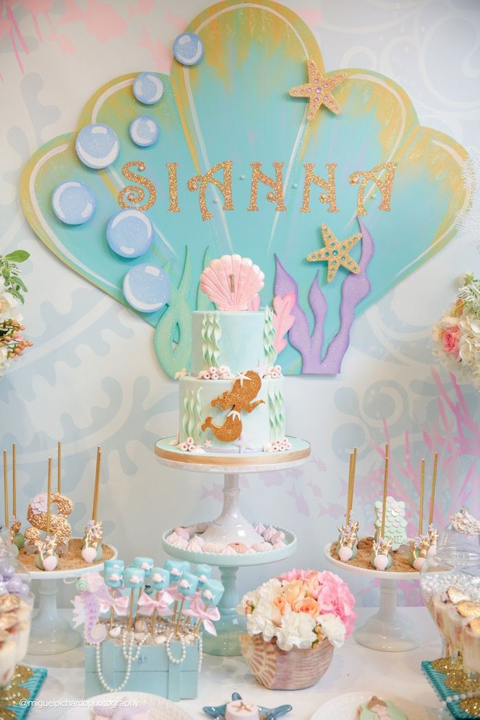 Mermaid Themed Party Ideas
 3904 best Mermaid Party images on Pinterest