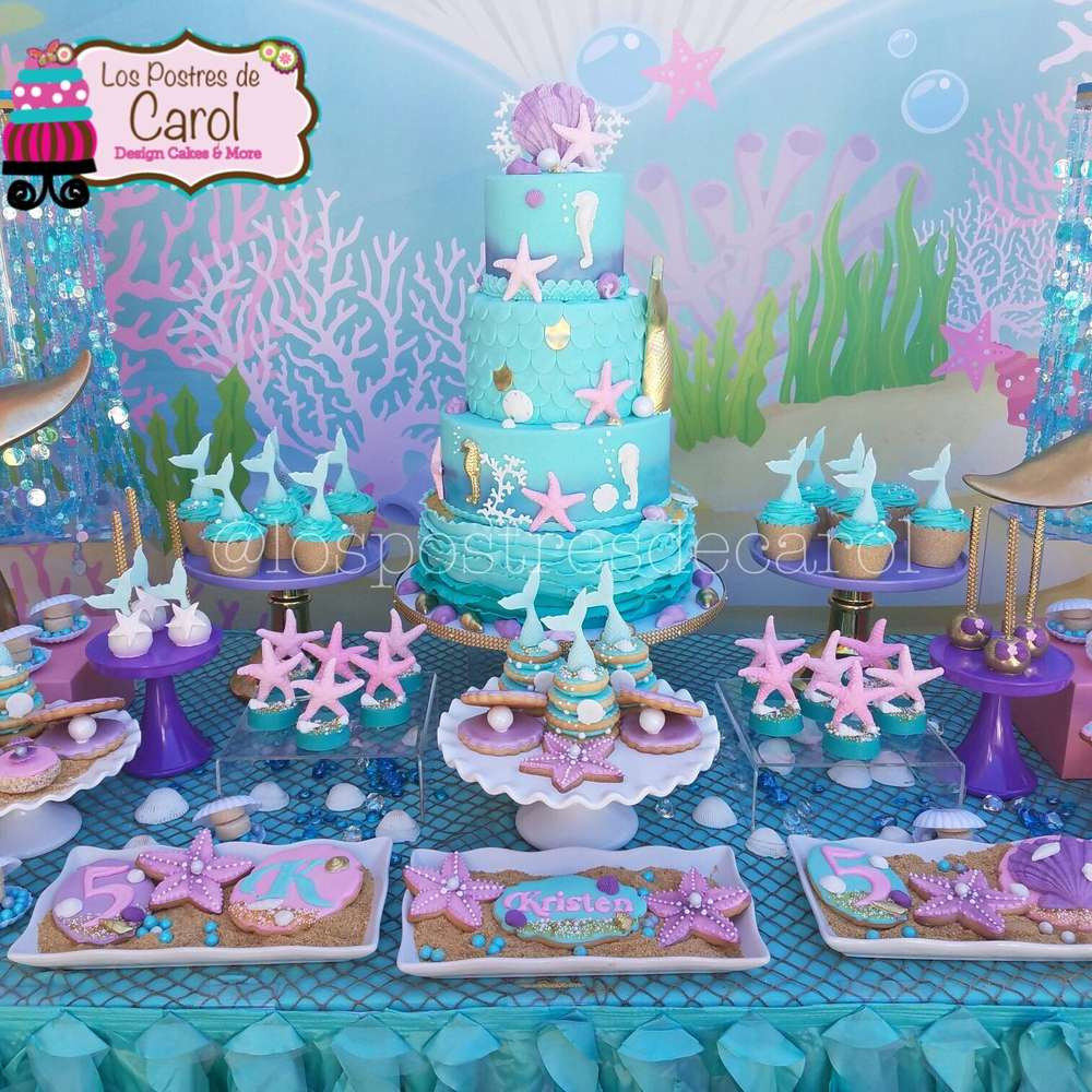 Mermaid Themed Party Ideas
 Mermaids Birthday Party Ideas 1 of 7