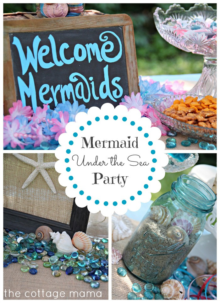Mermaid Under The Sea Party Ideas
 Mermaid Under the Sea 4th Birthday Party with Free