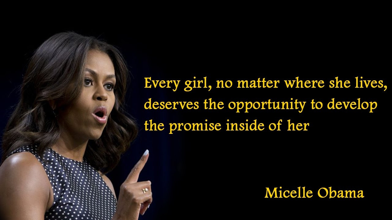 Michelle Obama Inspirational Quotes
 International Women s Day 2017 Michelle Obama Quotes
