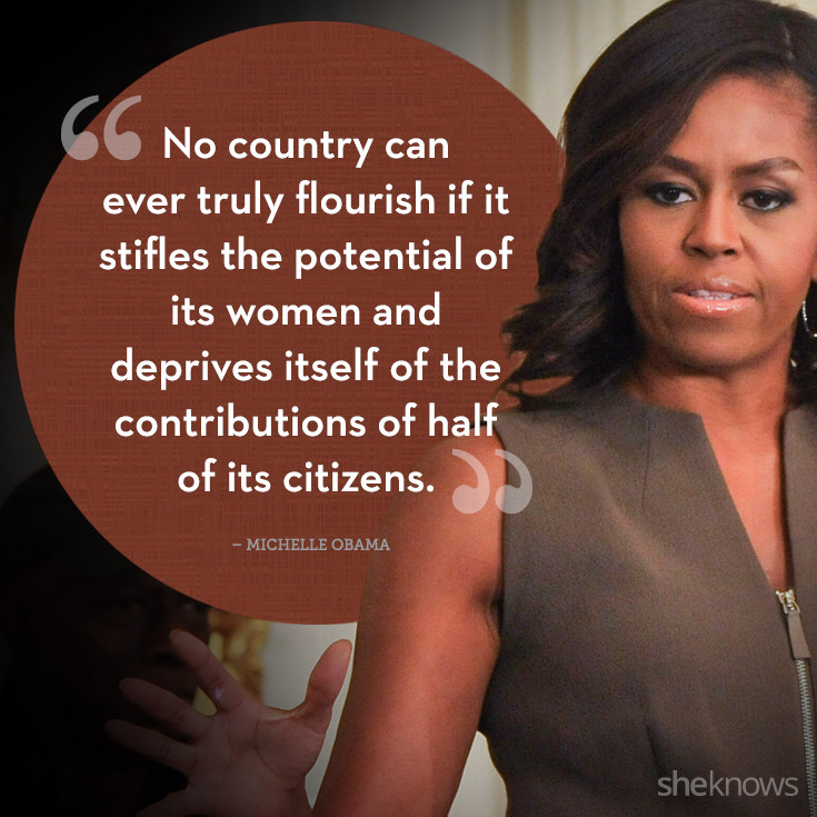 Michelle Obama Inspirational Quotes
 20 powerful quotes from amazing women around the world
