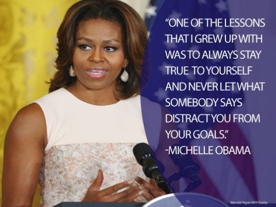 Michelle Obama Inspirational Quotes
 22 life quotes from famous American women