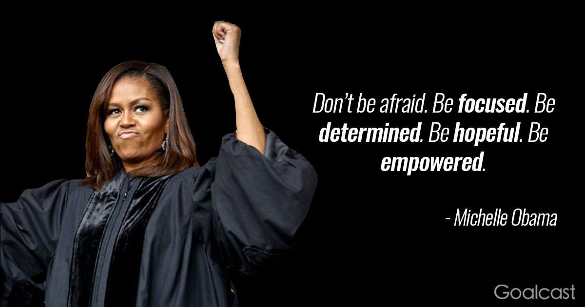 Michelle Obama Inspirational Quotes
 michelle obama quote focused empowered