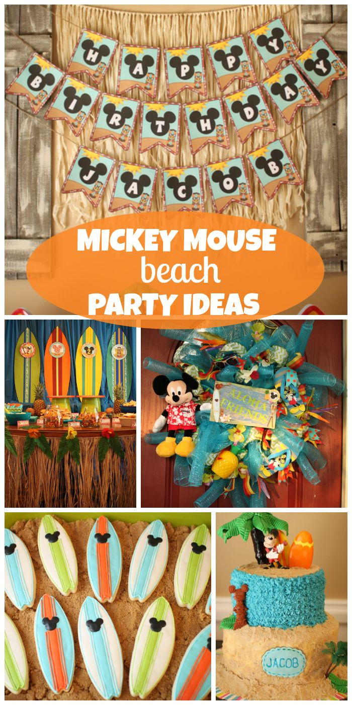 Mickey Mouse Beach Party Ideas
 Mickey Mouse Luau Birthday "Jake s Second Birthday Luau"