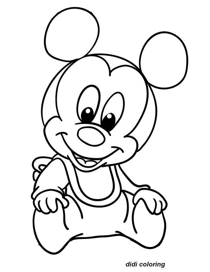 Mickey Mouse Coloring Pages Printable
 dania rehman Mickey Mouse