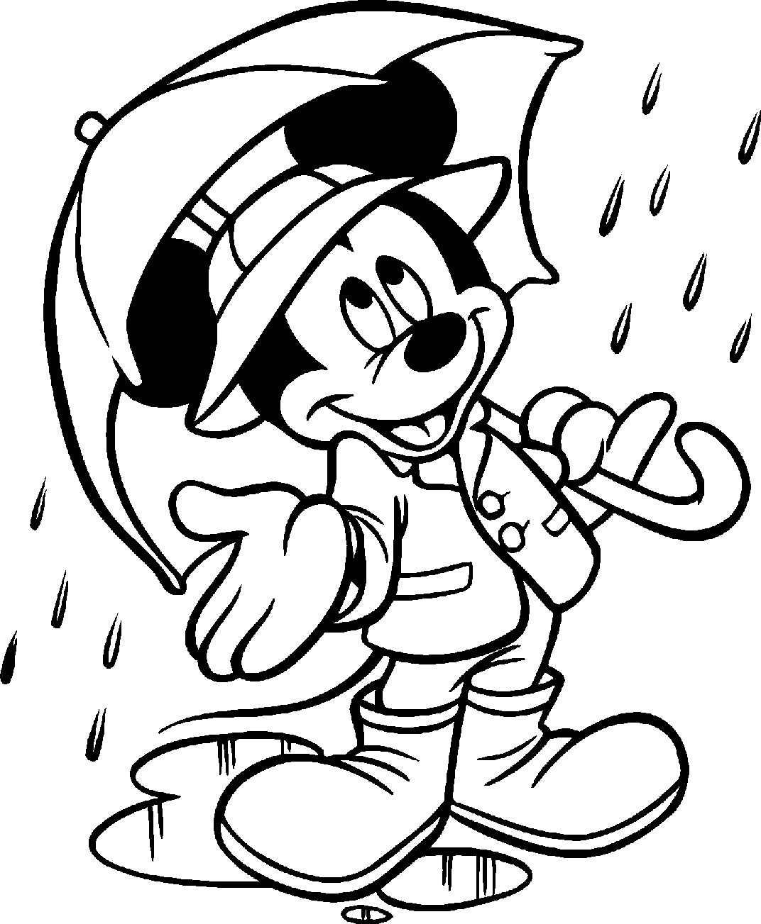 Mickey Mouse Coloring Pages Printable
 April 2009