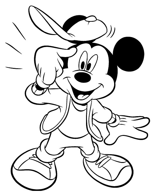 Mickey Mouse Coloring Pages Printable
 Mickey Mouse Free Printable Coloring Pages