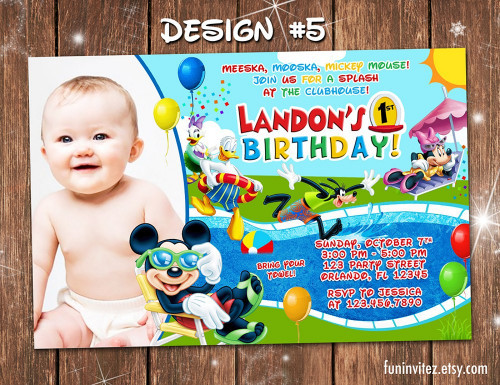 Mickey Mouse Pool Party Ideas
 Mickey Mouse Clubhouse Pool Birthday Party