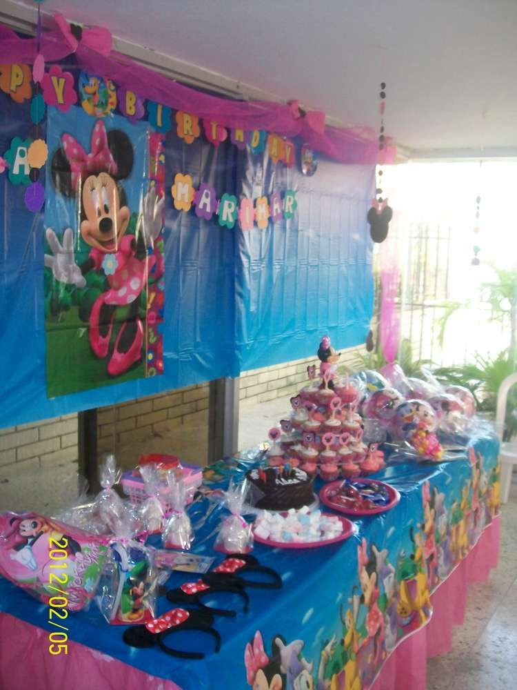 Mickey Mouse Pool Party Ideas
 Minnie Mouse Birthday Party Ideas Minnie Party