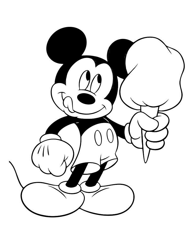 Mickey Mouse Printable Coloring Pages
 Free Printable Mickey Mouse Coloring Pages For Kids