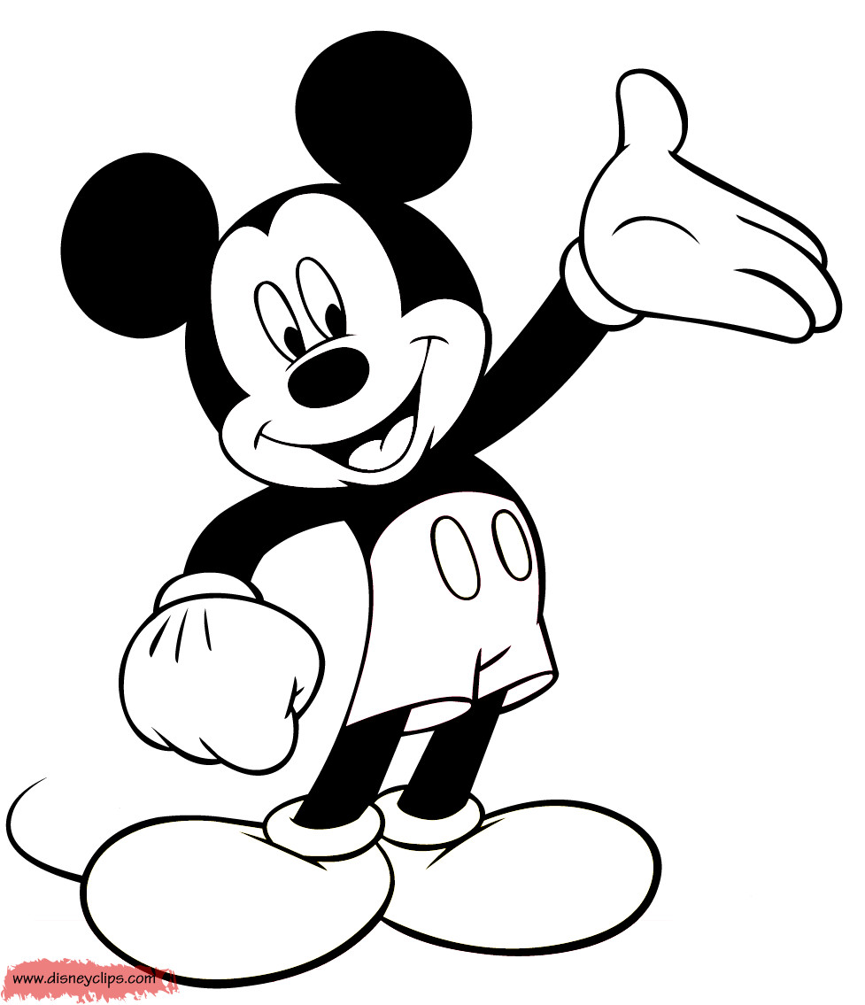 Mickey Mouse Printable Coloring Pages
 Free Coloring Pages For Mickey Mouse Coloring Home