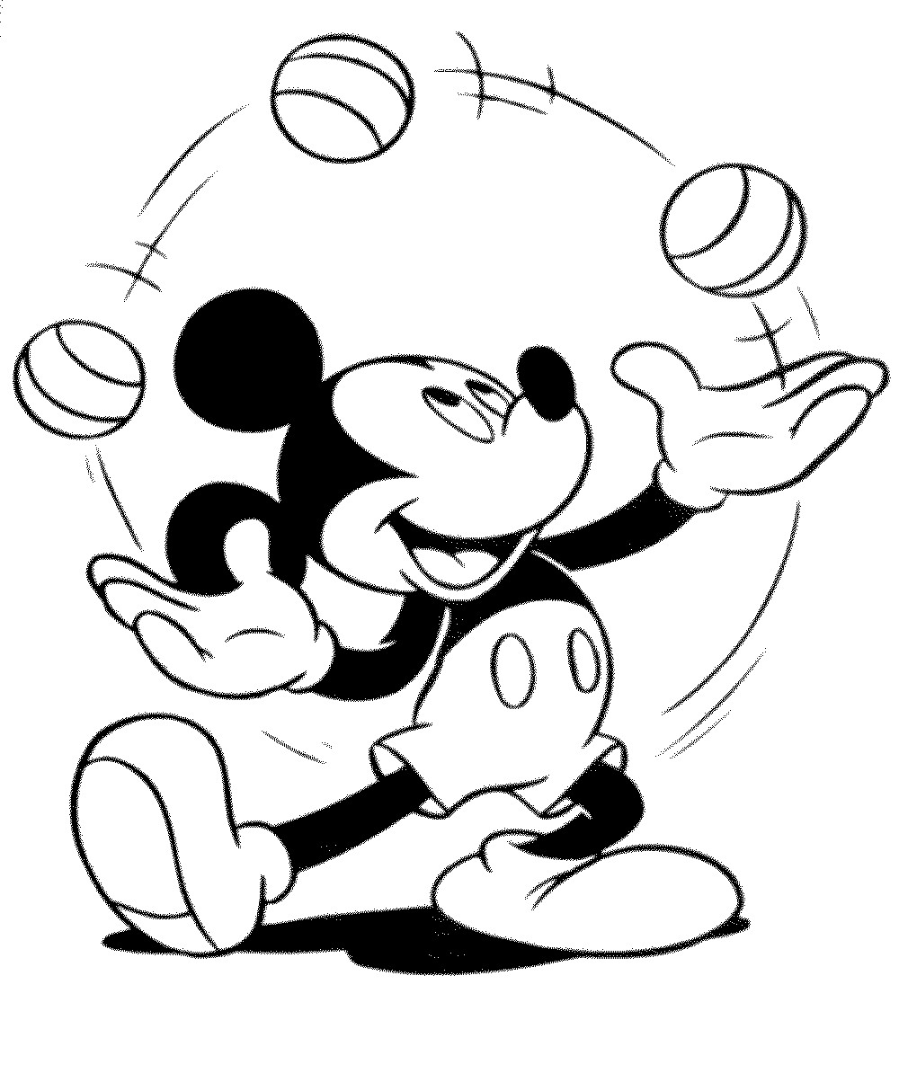 Mickey Printable Coloring Pages
 Learning Through Mickey Mouse Coloring Pages
