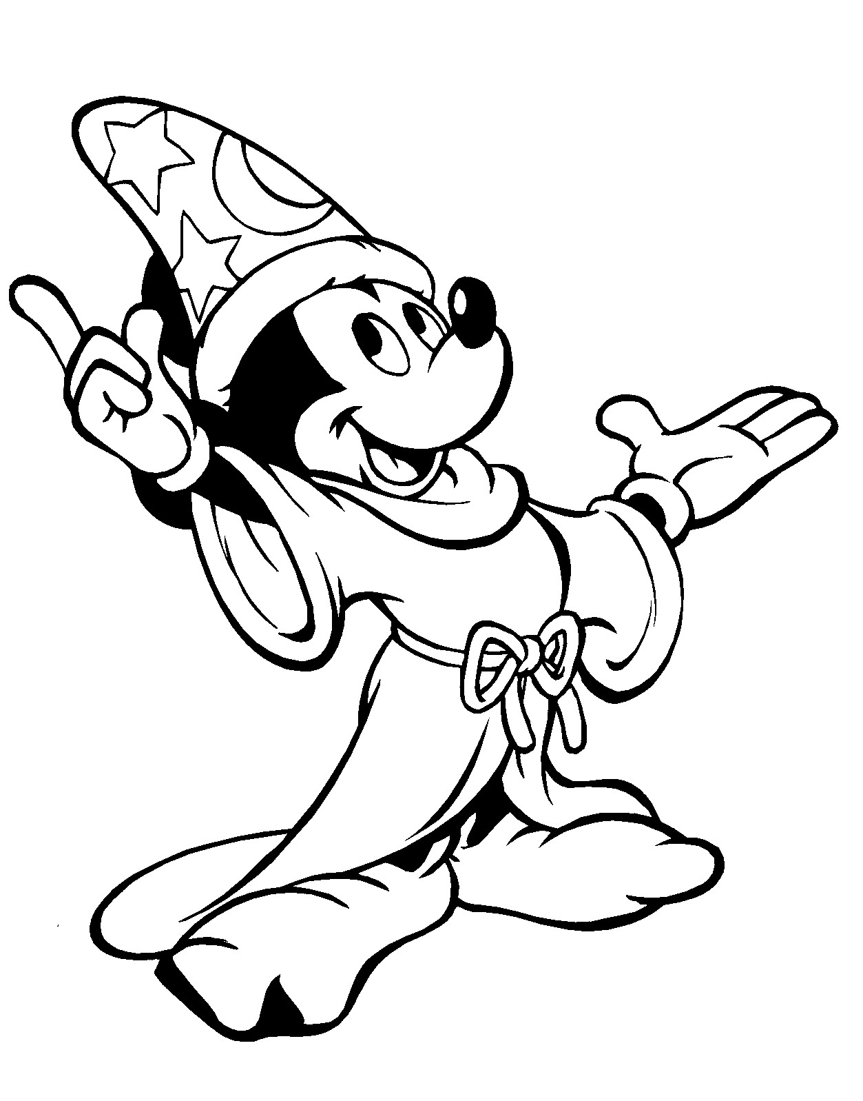 Mickey Printable Coloring Pages
 Free Printable Mickey Mouse Coloring Pages For Kids