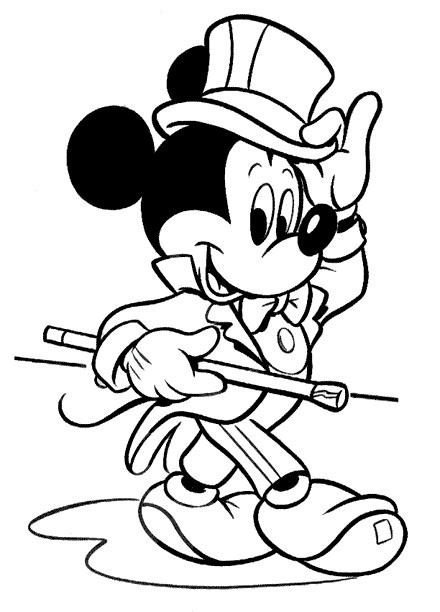 Mickey Printable Coloring Pages
 Mickey Mouse Coloring Pages