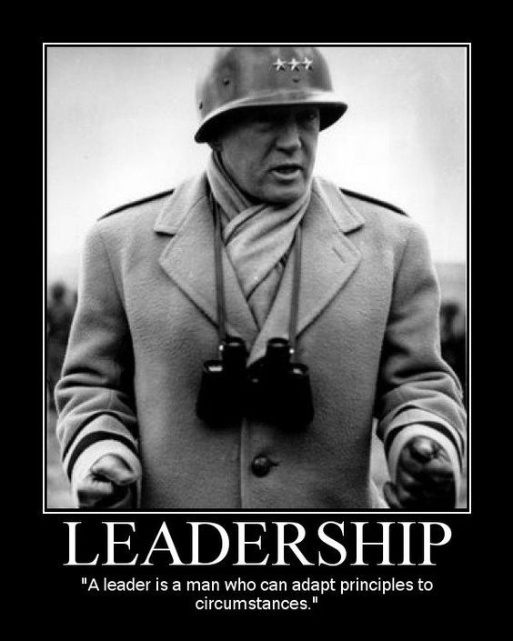 Military Quotes On Leadership
 George S Patton Motivational Posters