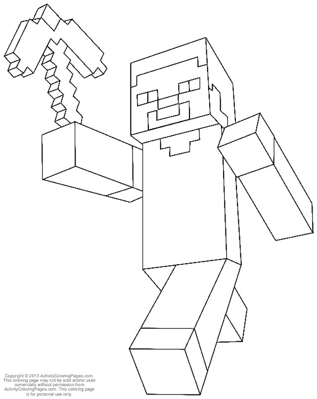 Minecraft Boys Coloring Pages
 Printable Minecraft Coloring Pages Coloring Home