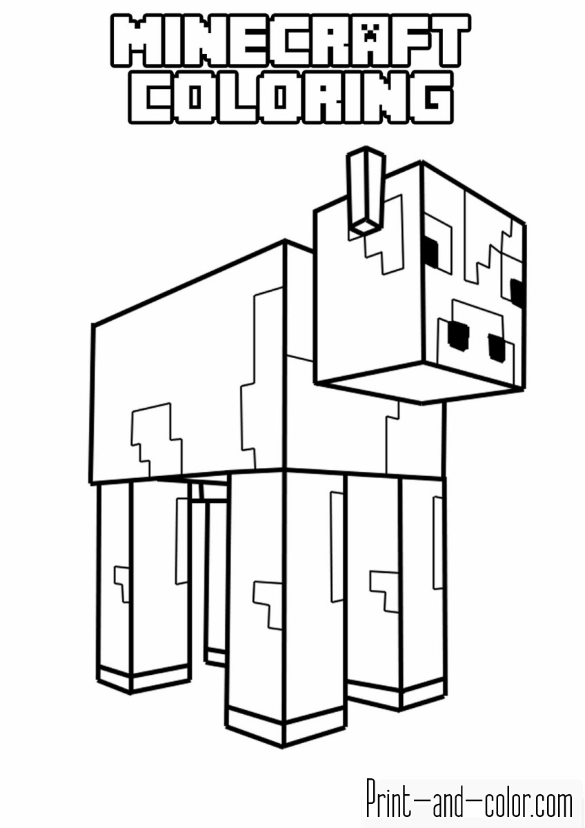 Minecraft Boys Coloring Pages
 Minecraft coloring pages