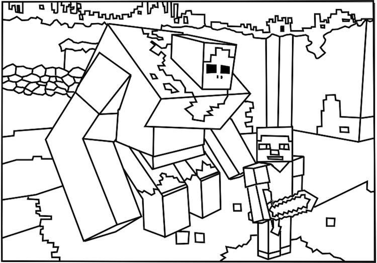 Minecraft Boys Coloring Pages
 25 Minecraft Coloring Pages ColoringStar