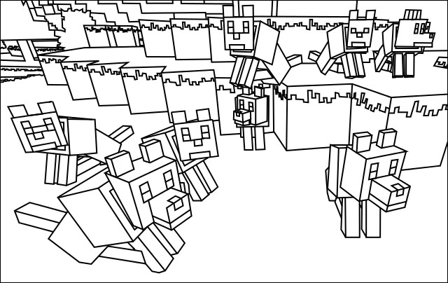 Minecraft Boys Coloring Pages
 Minecraft Coloring Pages