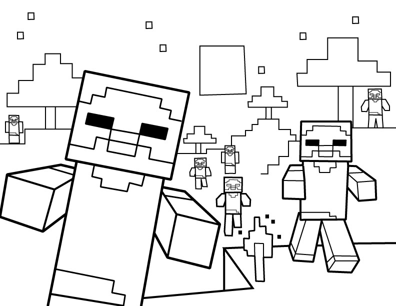 Minecraft Boys Coloring Pages
 Minecraft Coloring Pages Best Coloring Pages For Kids