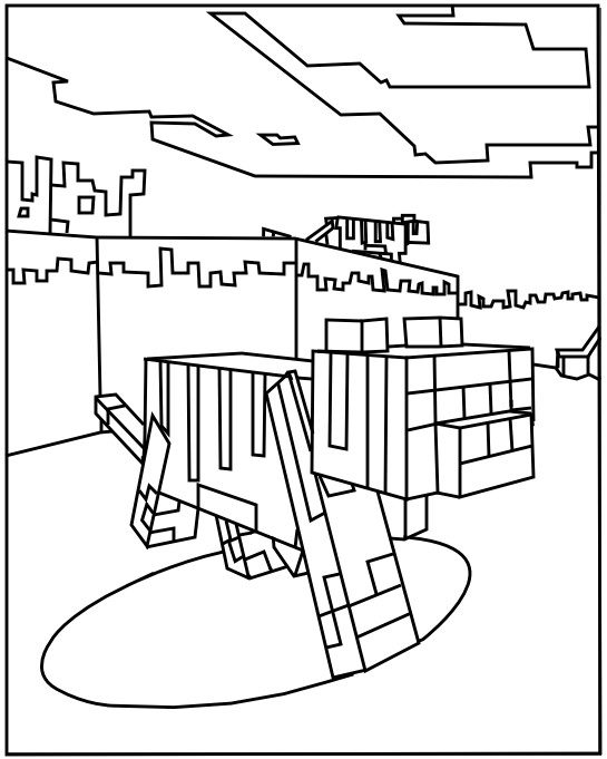 Minecraft Coloring Pages For Boys
 Minecraft Coloring Pages Elijah