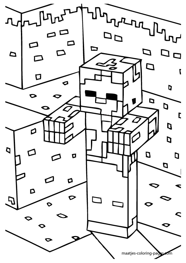 Minecraft Coloring Pages For Boys
 Minecraft coloring therepy