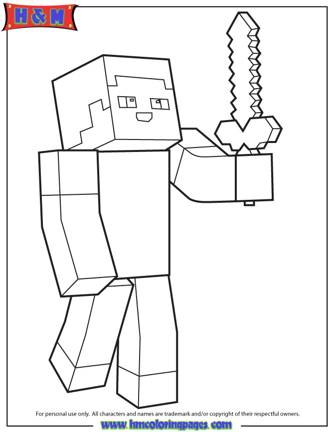 Minecraft Coloring Pages For Boys
 Coloring Pages For Boys Minecraft AZ Coloring Pages